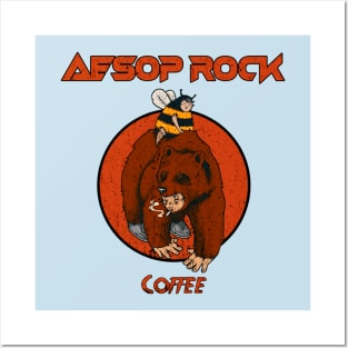 Coffee Aesop Rock Distressed Posters and Art